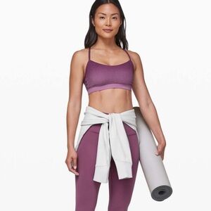 Lululemon Flow Y Bra Ombrè Purple